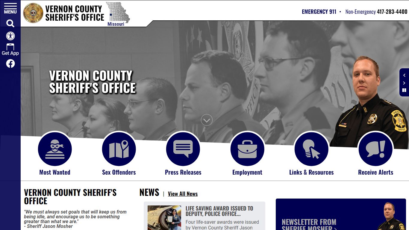 Vernon County MO Sheriff